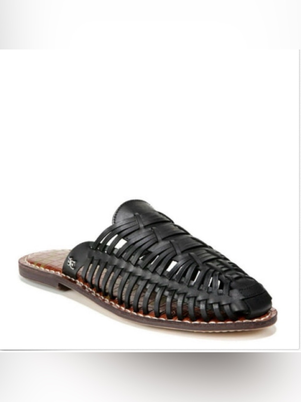 Sam Edelman black leather Keelyn mules